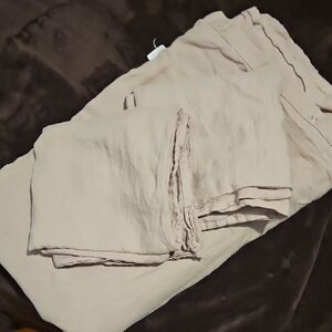 H&M King Linen Duvet Cover Set